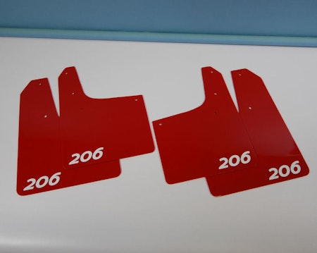 Peugeot 206 mudflaps