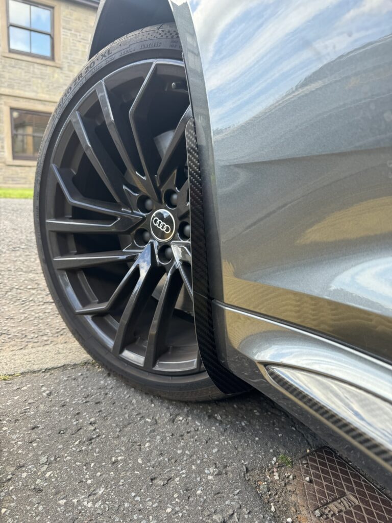 Audi RS4 mudflaps - Carbon