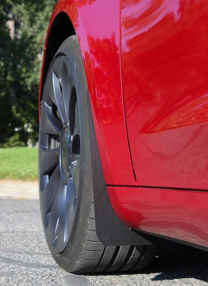 Bespoke mudflaps for Tesla model 3 - Protect your TM3 now! 