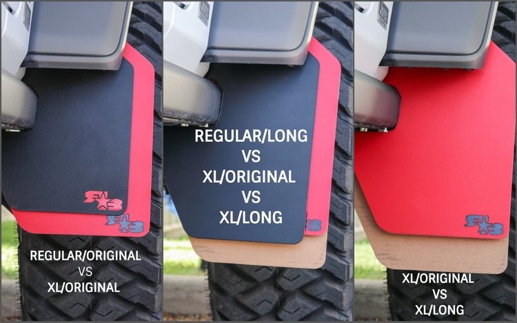 Quick release mud flaps for Jeep Wrangler - Extreme quality! -  