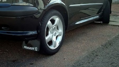 Peugeot 207 mudflaps