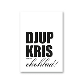 Vykort: Djup kris