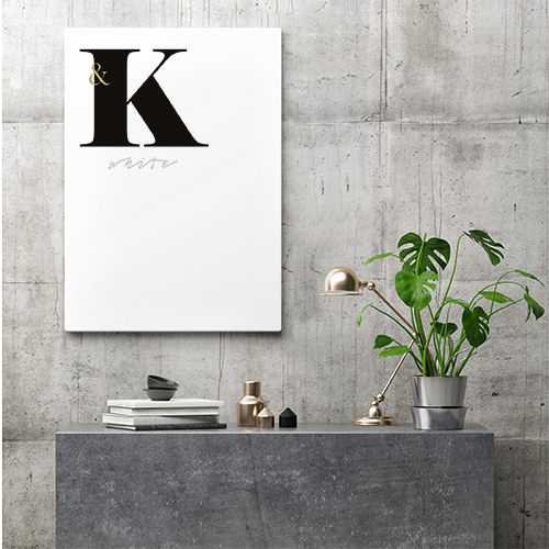 Poster: K & White