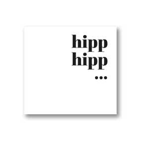 Gratulationskort: Hipp hipp