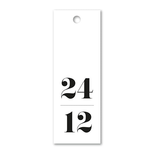 Hangtag: 24/12