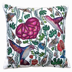 Cushion cover "Colibri&quot" blue