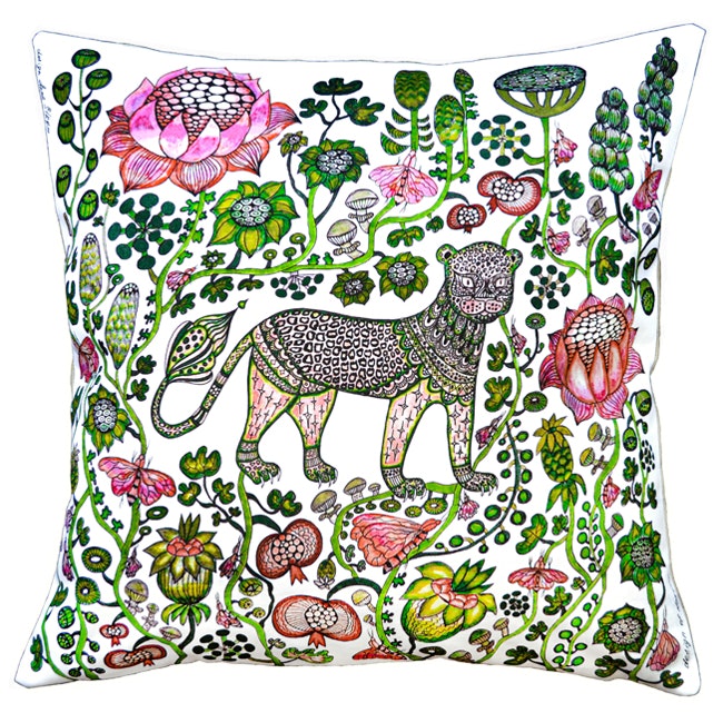 Cushion cover "Leopard" by Anna Strøm