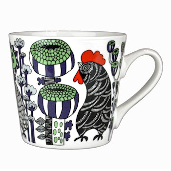 Mug "Lazy Roosters" Fabelskog series