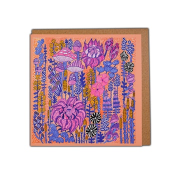 Art card "Garden" illustration Anna Strøm