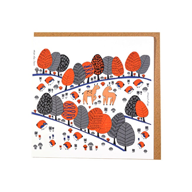 Kunstkort “Raslende Trær” Fabelskog