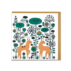 Art card "Sly Deer" Fabelskog