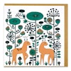 Art card "Sly Deer" Fabelskog