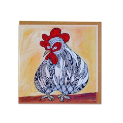 Kunstkort “ Høne ”