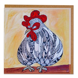Art card "Hen" by Anna Strøm