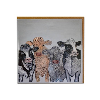 Art card "4 Cows "