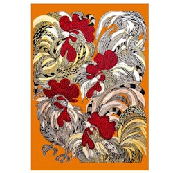 Art print A3 "Roosters"