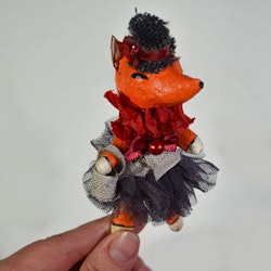 Spun Cotton Ornament, Fox #125