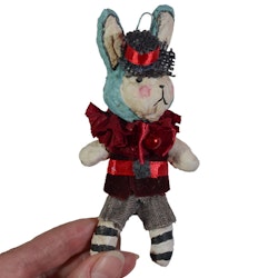 Handmade Xmas ornaments, Bunny #129