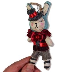 Handmade Xmas ornaments, Bunny #129