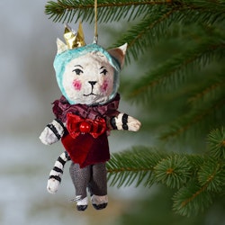 Handmade Christmas Ornament, Cat Prince#147