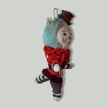 Handmade Christmas Ornament, Cat #141