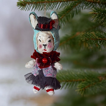 Handmade Christmas Ornament, Rabbit#148