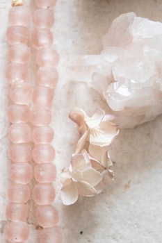 African Glas Pearls Blush