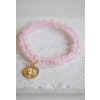Bracelet Lotus Rose Quartz Medium