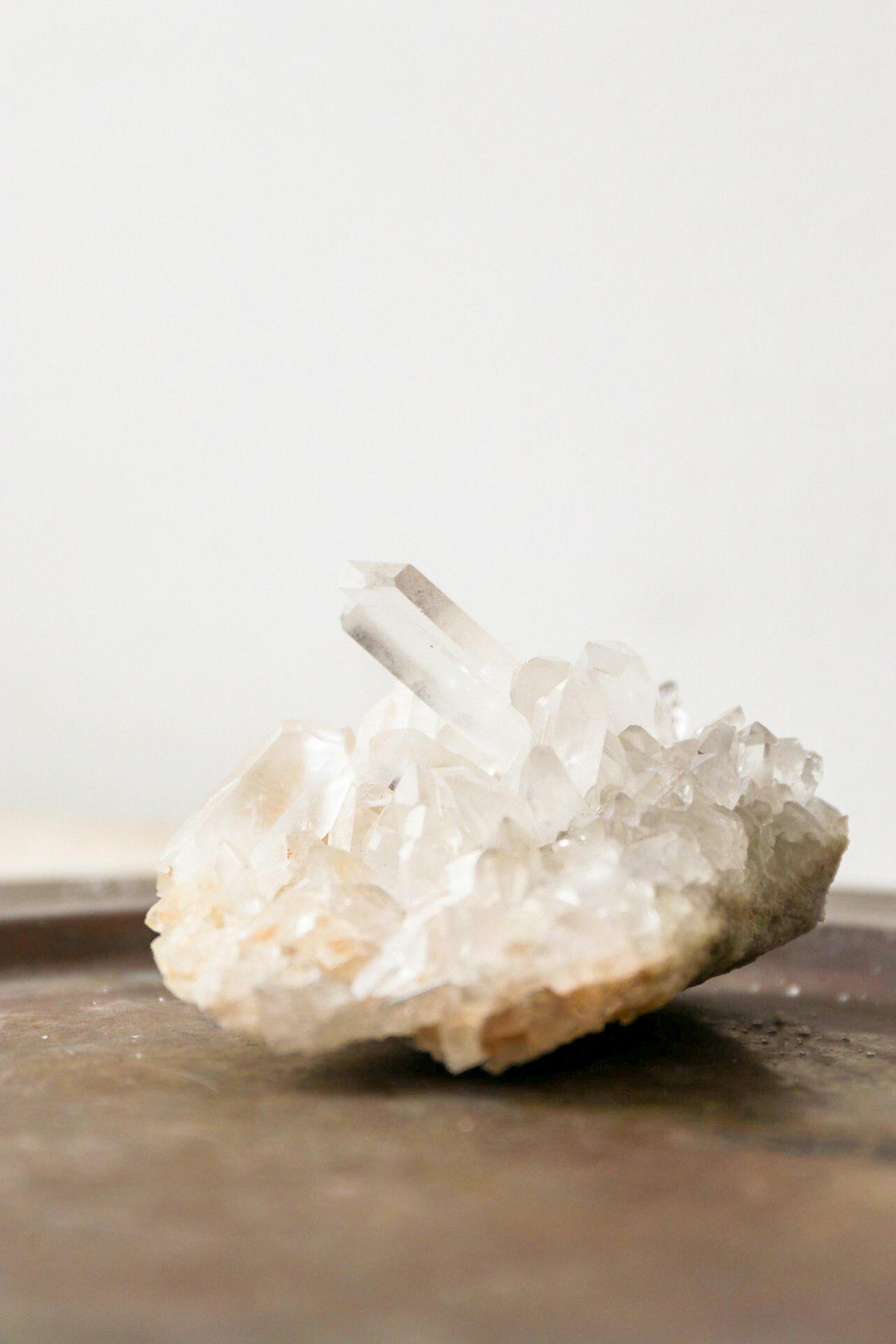 Bergkristall Kluster