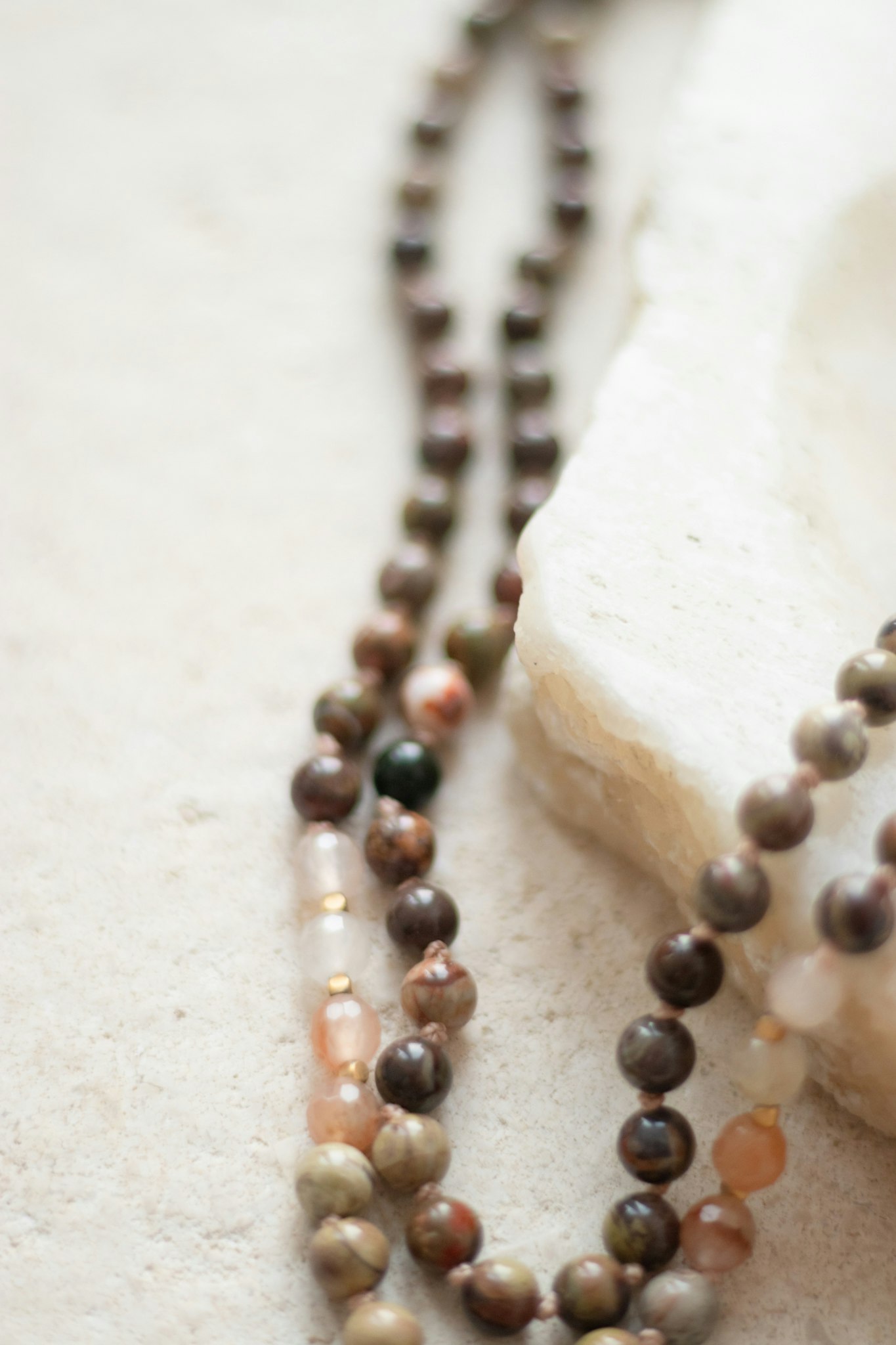 Evolution Mala Necklace Ocean Jaspis