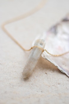 Necklace Druzy Spirit Quartz