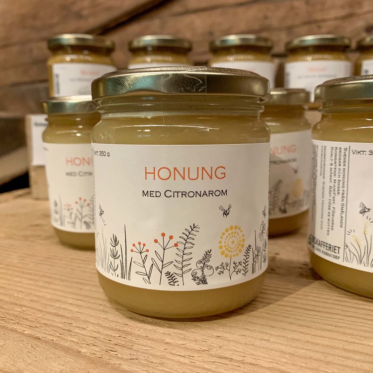 Honung med citron 350 gr, Vår Gård Rubbatorp