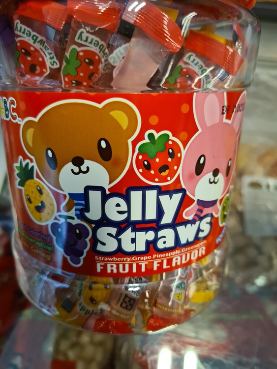 Jelly Straws 600 g burk  TikTok