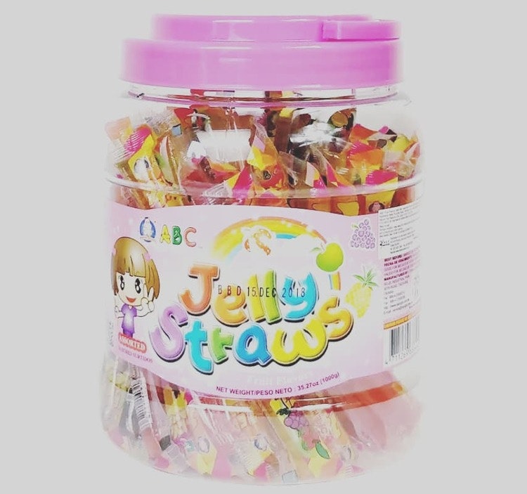 Jelly Straws 600 g burk  TikTok