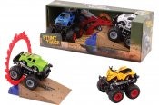 Bil jeep Big Foot 2 stycken 12 cm 4x4 friktion