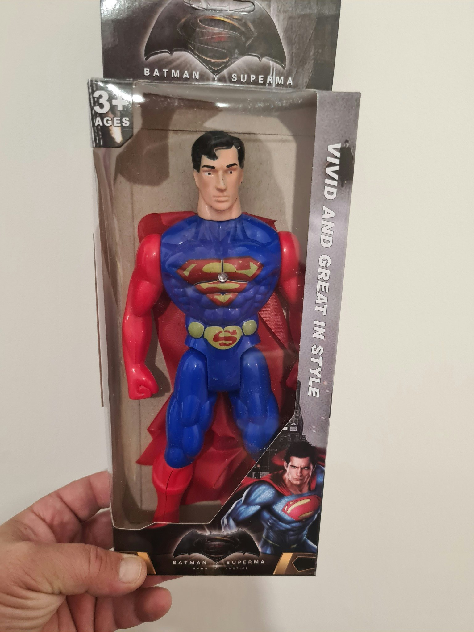 SUPERMAN FIGUR 30 CM