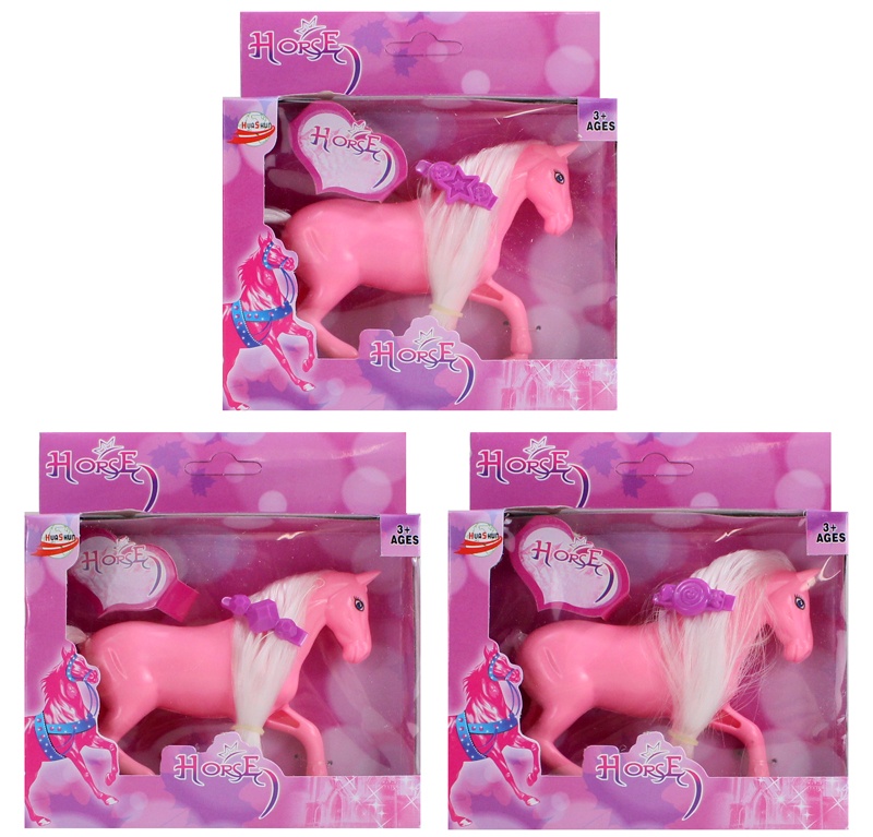 Häst rosa - i box