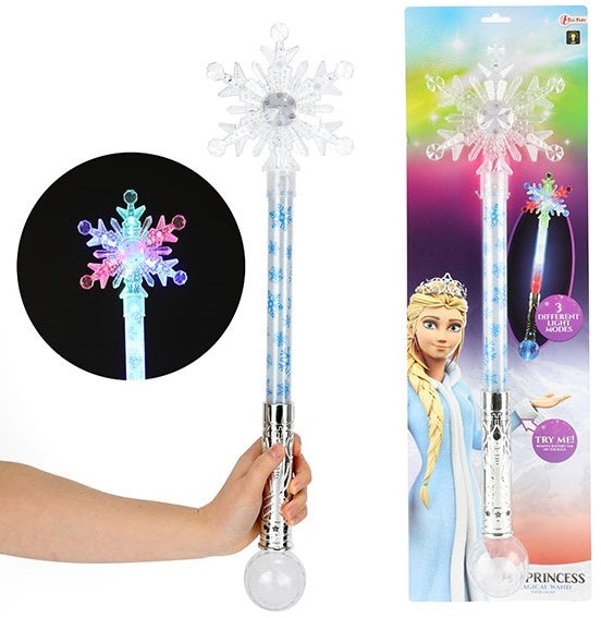 ICE PRINCESS MAGIC WAND SNÖFLINGA MED LJUS 53CM