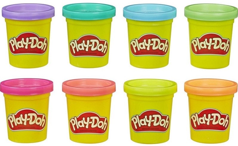 PLAY-DOH CLAY PACK 8 (8X 56 GRAM) 2 OLIKA 16X22CM