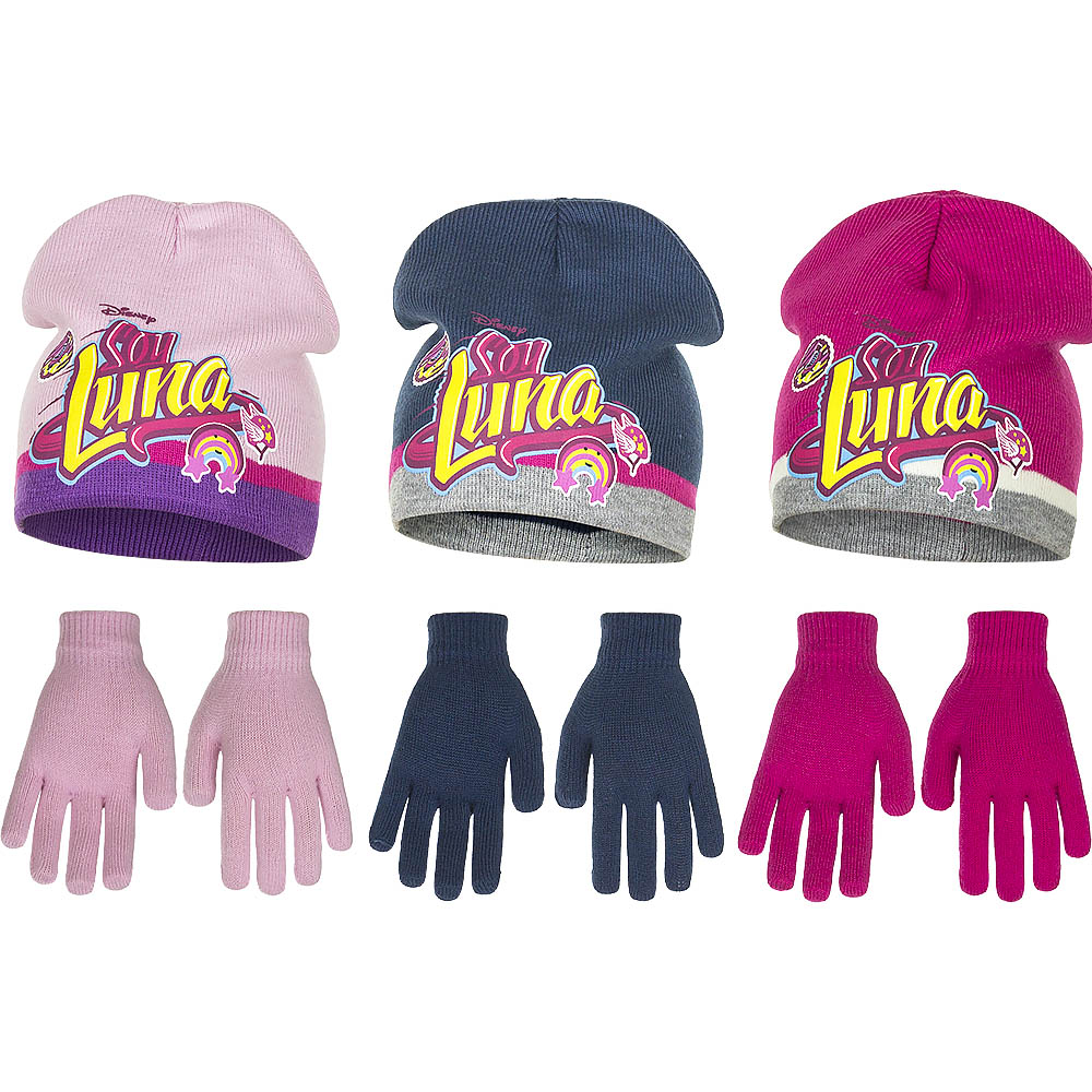 Barn mössa  med handskar  Luna