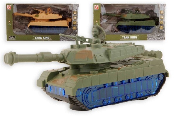 Tank 23cm med ljus och ljud (1 stycke) diverse