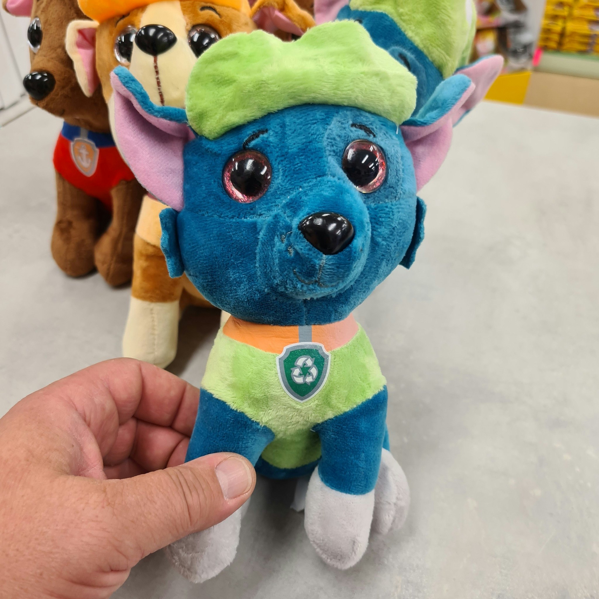 PAW PATROL Glitterögon | urval plyschfigurer