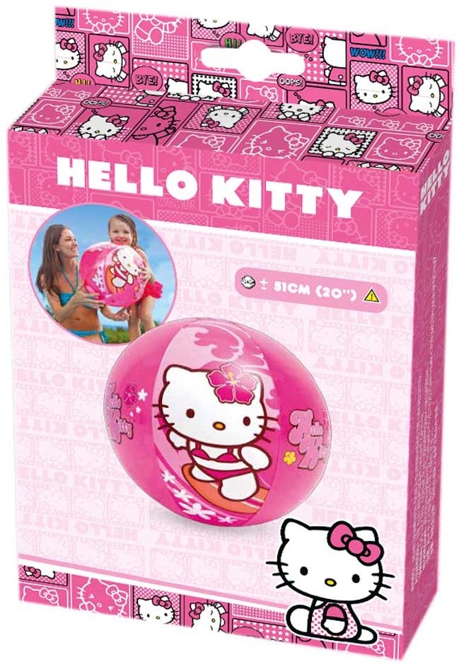 INTEX HELLO KITTY UPPBLÅSBAR BOLL 51CM