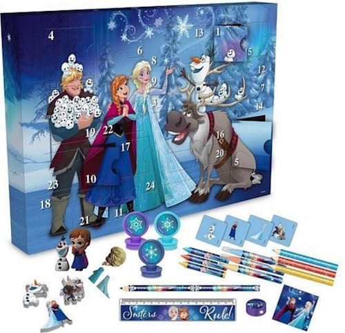 Disney Frozen adventskalender med hantverkstillbehör