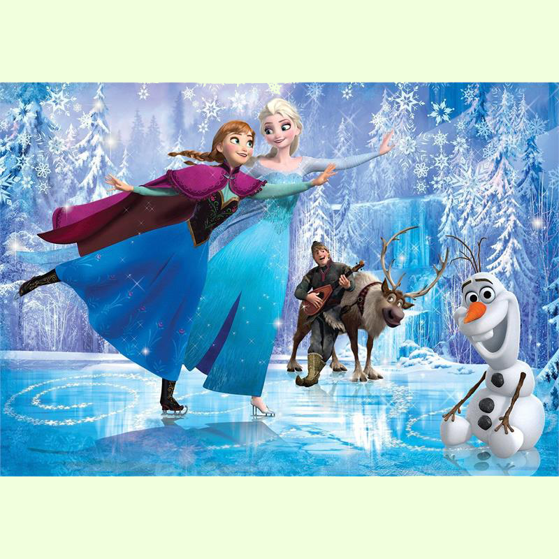 Frozen barnpussel - Magiskt äventyr med Elsa, Anna och Olaf