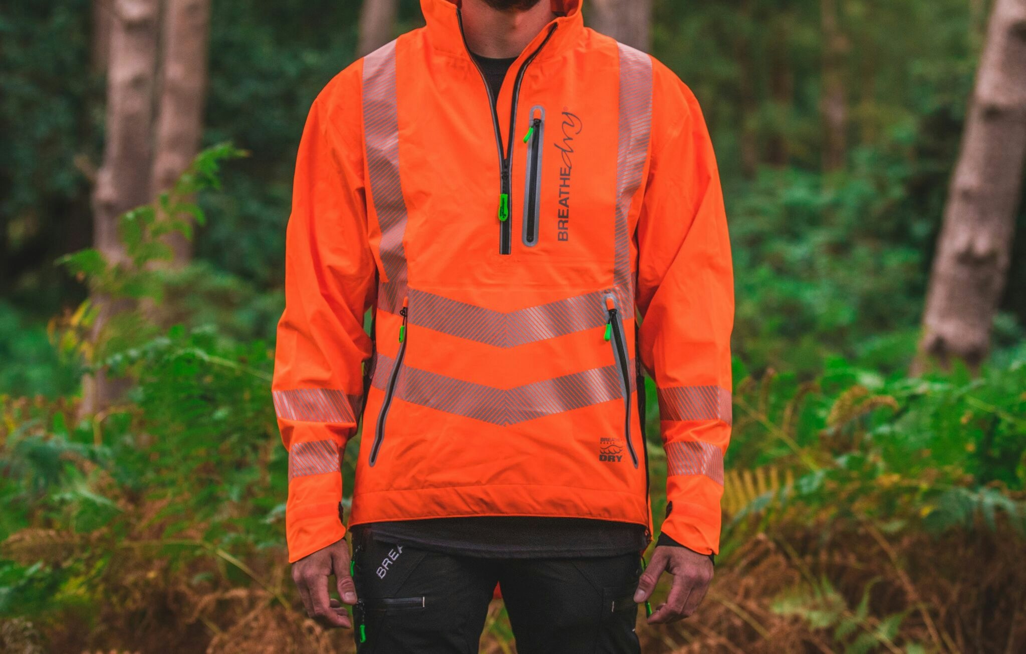 BreatheDry Vattentät Smock Orange - Arbortec