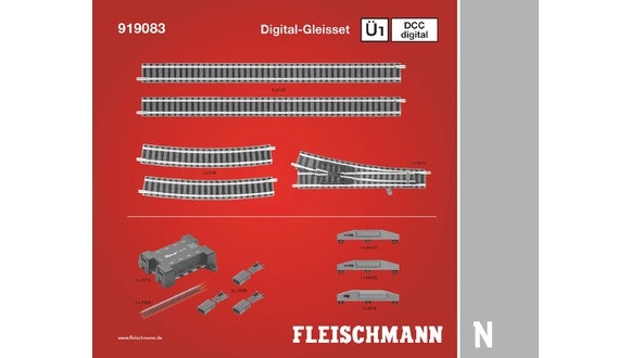 FL919083 - Utbyggnadssats Ü1 - Digital - Fleischmann Piccolo N