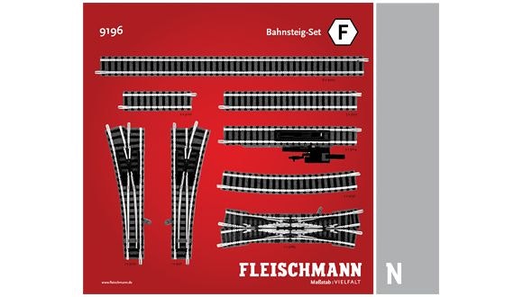 FL9196 - Utbyggnadssats F - Fleischmann Piccolo N