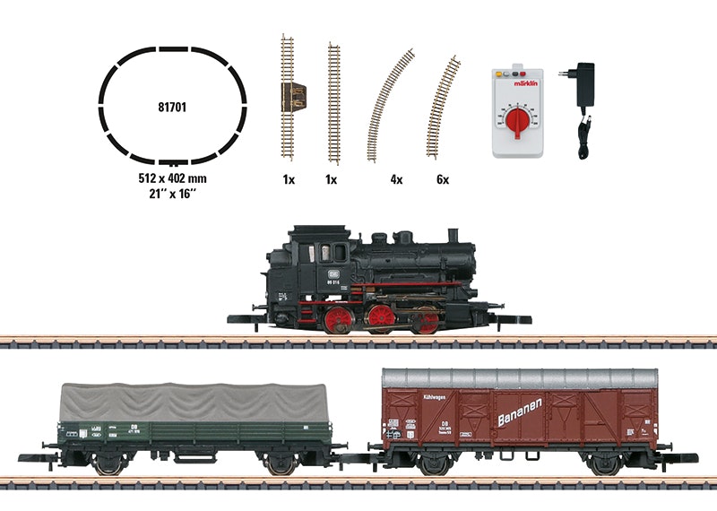 MÄ81701 - Startsats godståg DB - Märklin Z