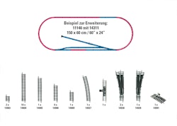 TR14311 - Utbyggnadssats H1 - Minitrix N
